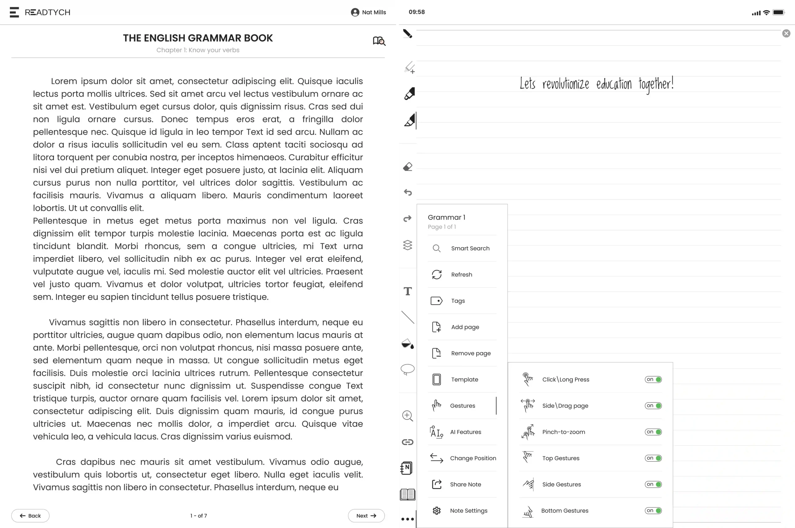 Epad Book Note Features 5